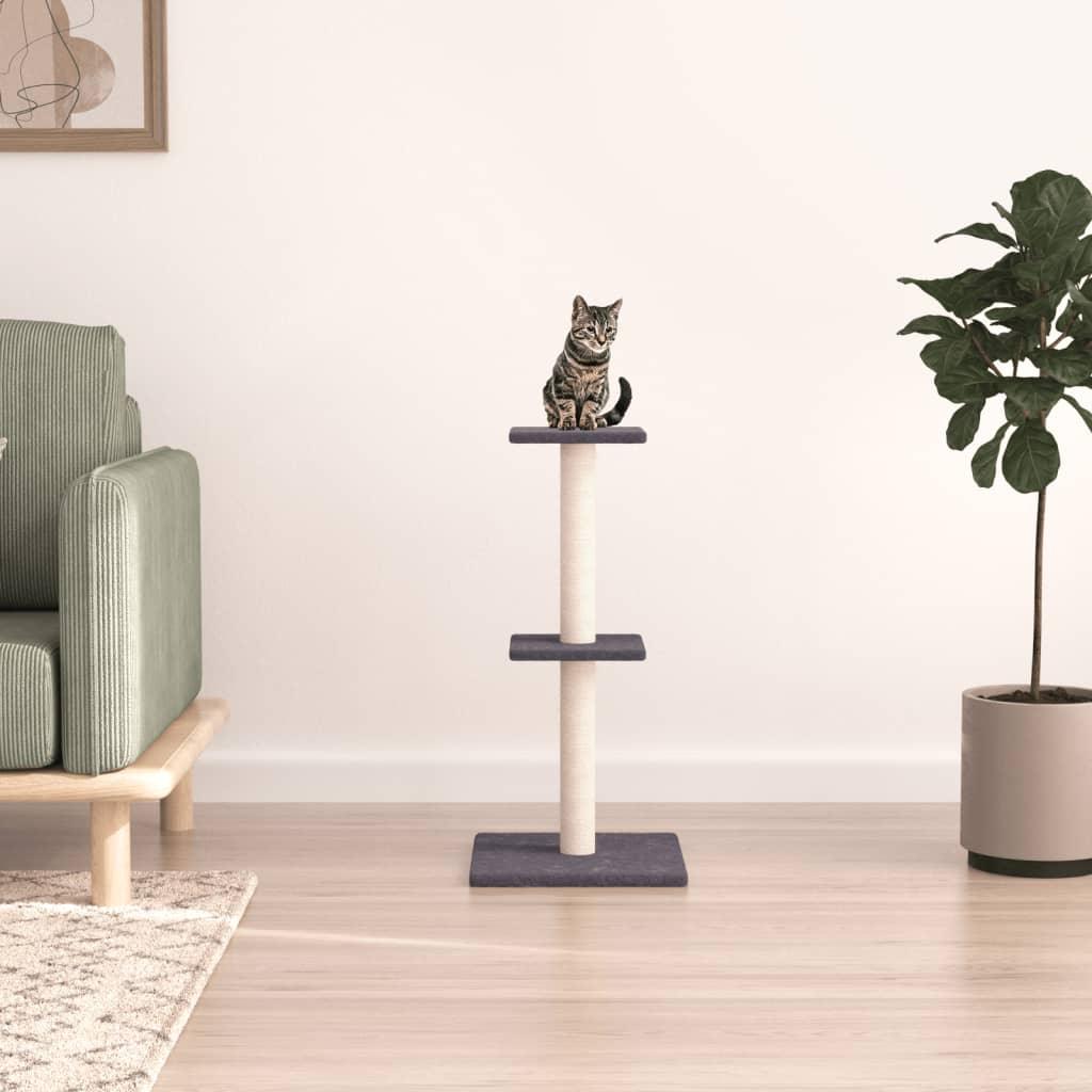 Trendyproduct.co.uk Cat Tree With Sisal Scratching Posts 73 Cm vidaXL Animals & Pet Supplies Animals & Pet Supplies > Pet Supplies > Cat Supplies > Cat Furniture Cat Furniture Cat Supplies Grey parcel Pet Supplies vidaXL