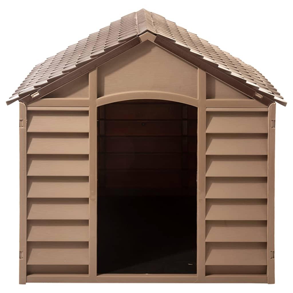 Trendyproduct.co.uk Dog House Brown Polypropylene vidaXL Animals & Pet Supplies Animals & Pet Supplies > Pet Supplies > Dog Supplies > Dog Houses Brown Dog Houses Dog Supplies parcel Pet Supplies vidaXL