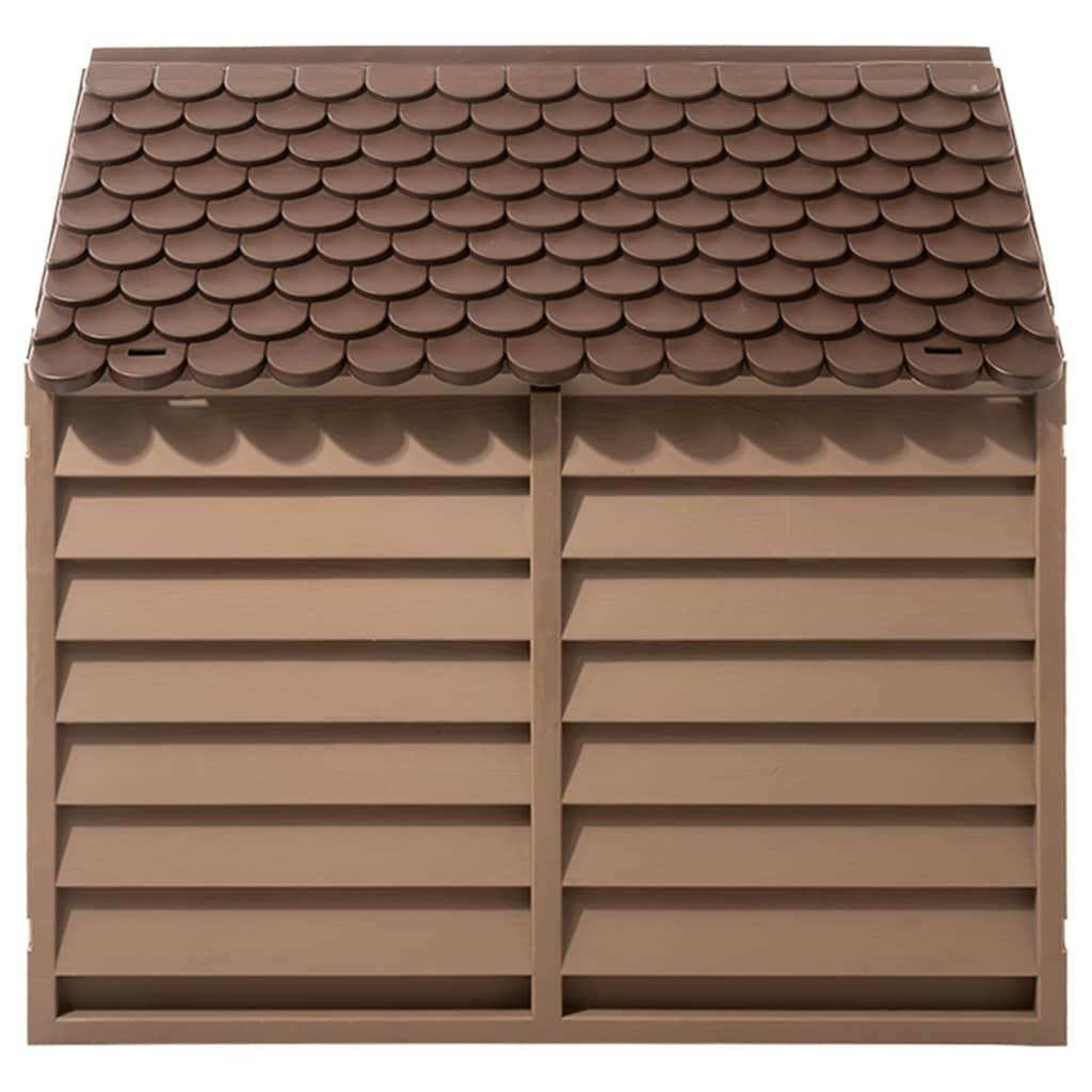 Trendyproduct.co.uk Dog House Brown Polypropylene vidaXL Animals & Pet Supplies Animals & Pet Supplies > Pet Supplies > Dog Supplies > Dog Houses Brown Dog Houses Dog Supplies parcel Pet Supplies vidaXL