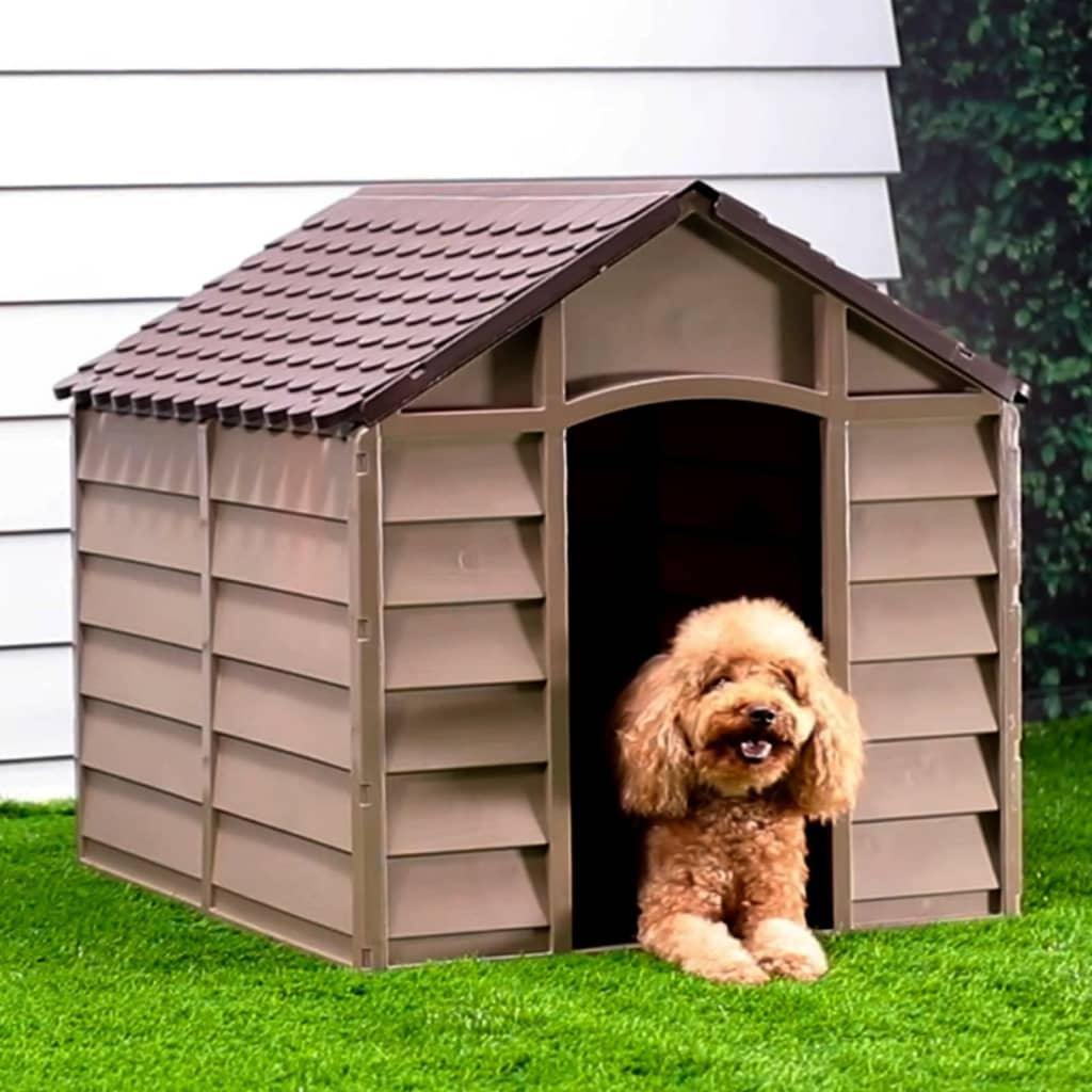 Trendyproduct.co.uk Dog House Brown Polypropylene vidaXL Animals & Pet Supplies Animals & Pet Supplies > Pet Supplies > Dog Supplies > Dog Houses Brown Dog Houses Dog Supplies parcel Pet Supplies vidaXL