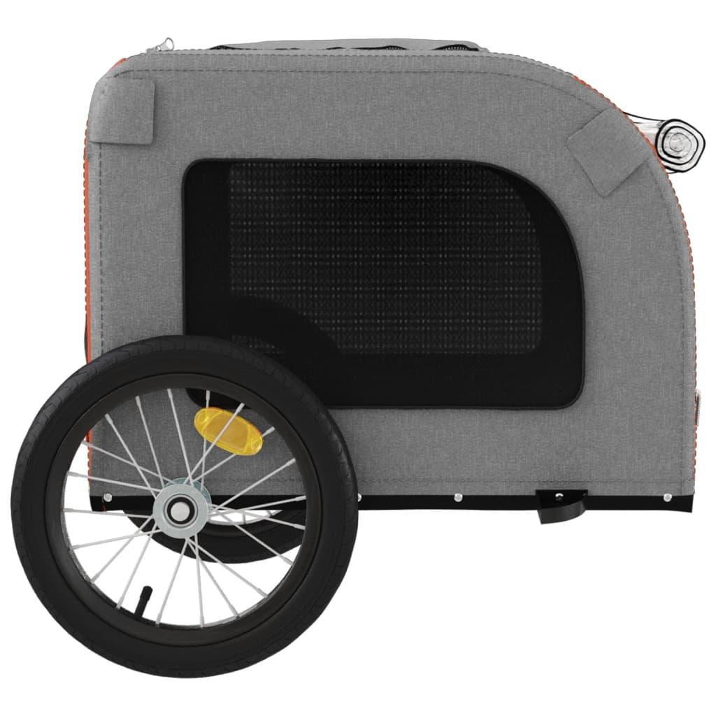 Pet Bike Trailer And Grey Oxford Fabric And Iron