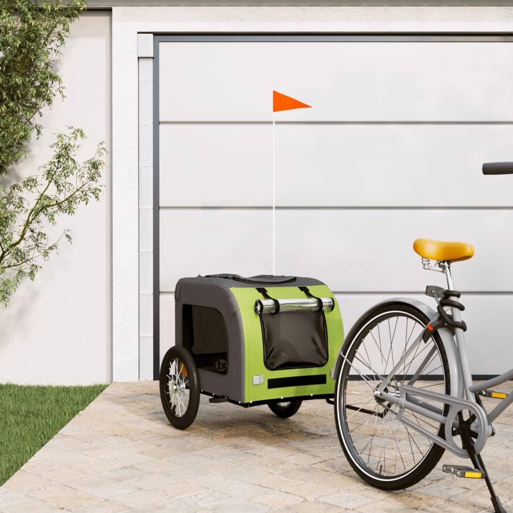 Pet Bike Trailer And Grey Oxford Fabric And Iron