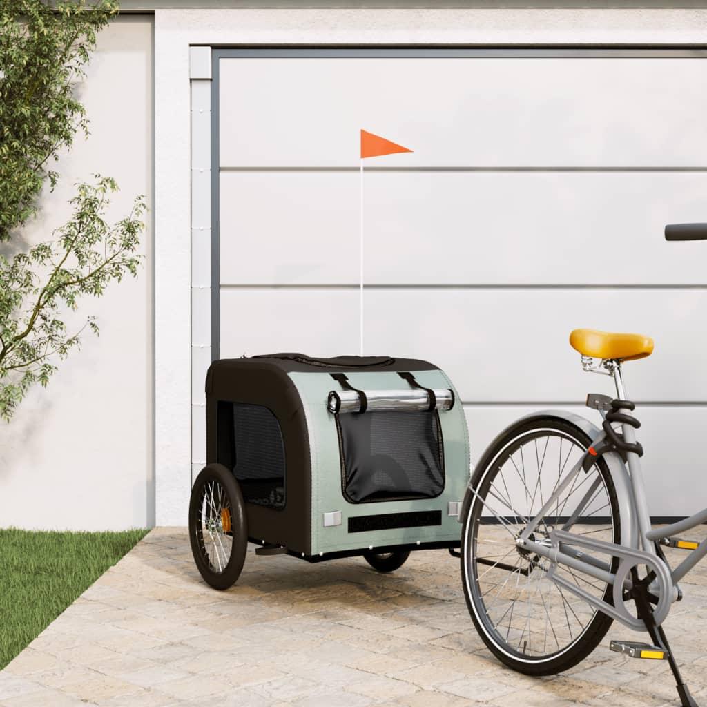 Pet Bike Trailer And Grey Oxford Fabric And Iron