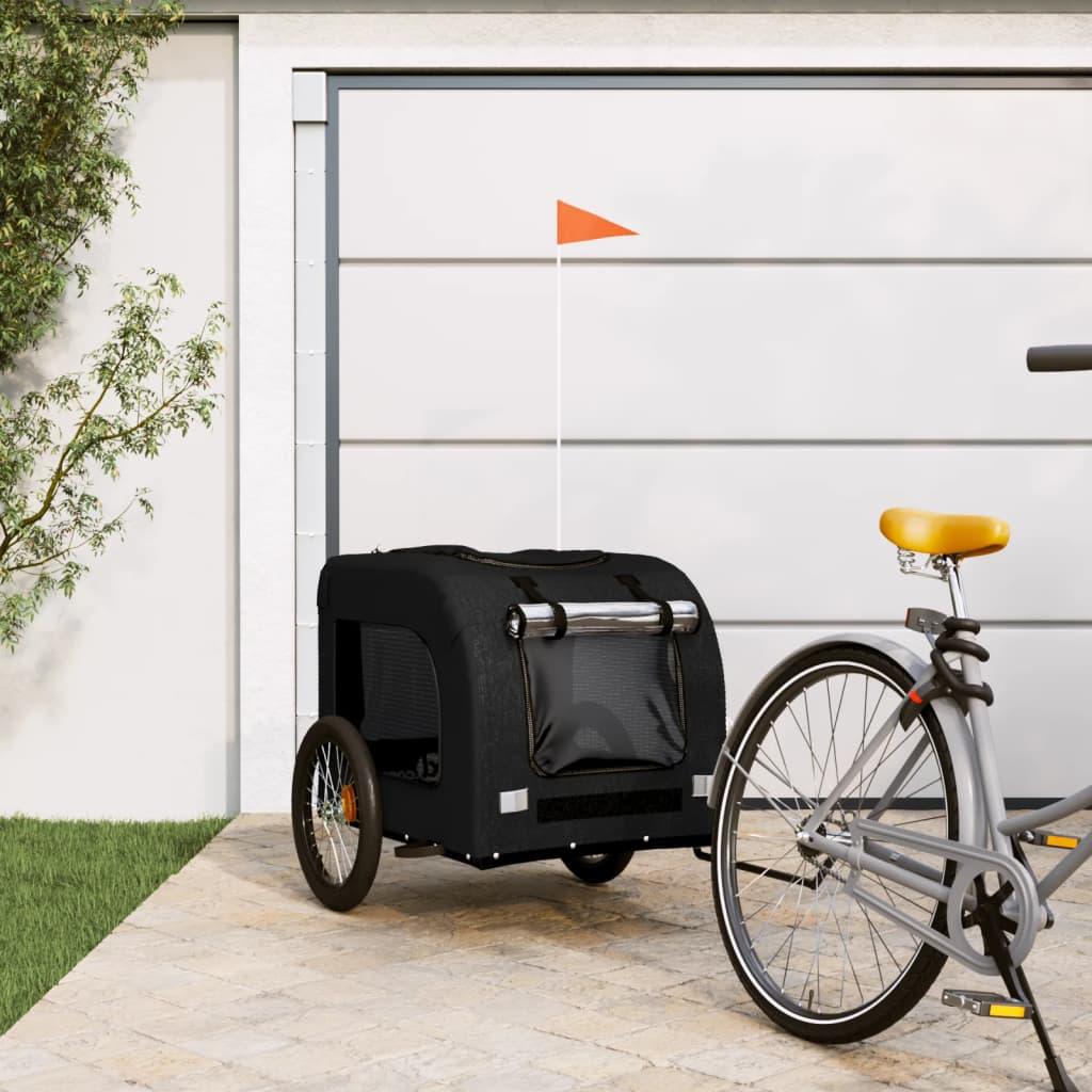 Pet Bike Trailer And Grey Oxford Fabric And Iron