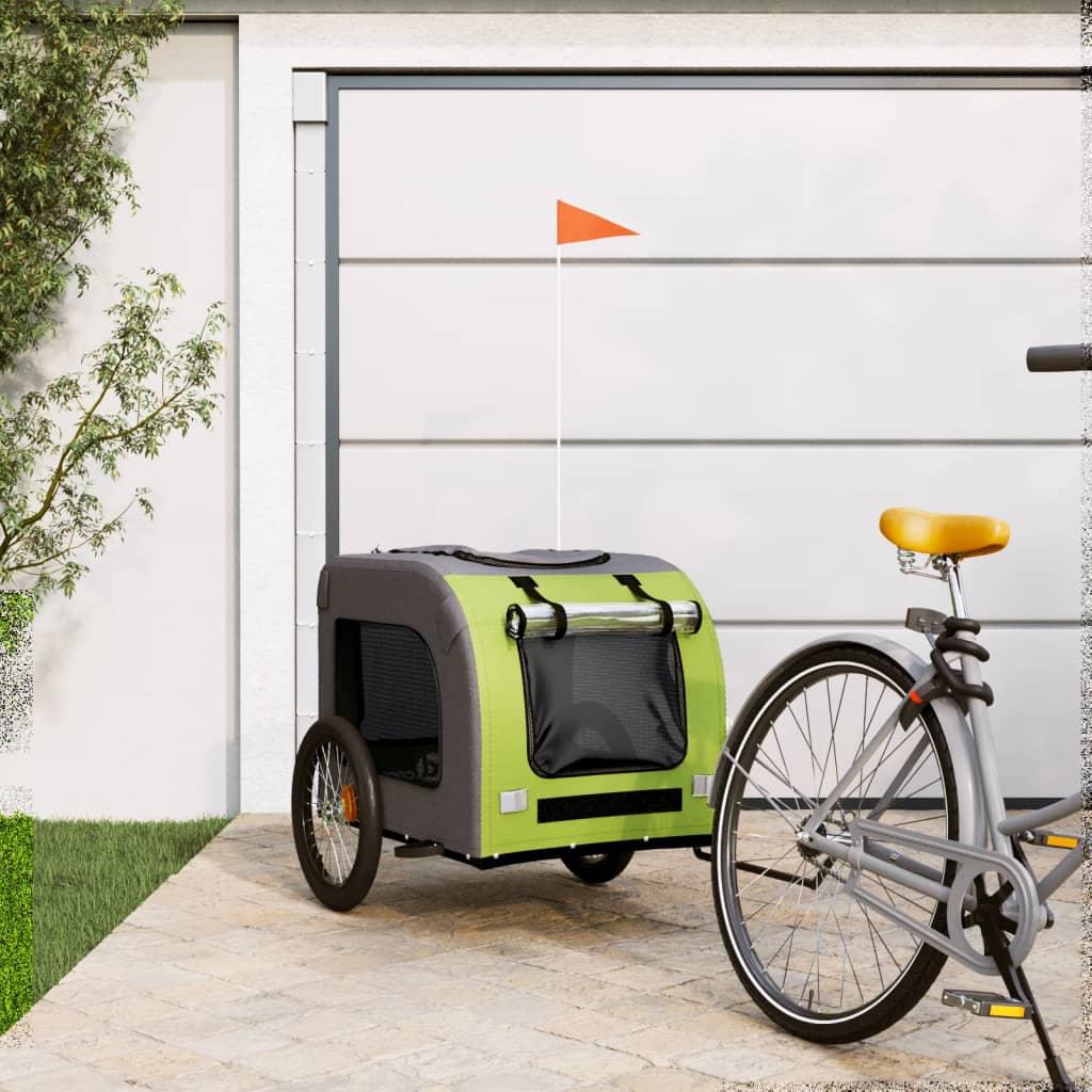 Pet Bike Trailer And Grey Oxford Fabric And Iron