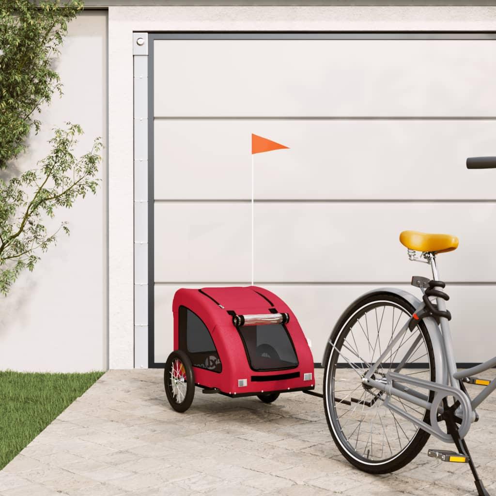 Pet Bike Trailer Oxford Fabric And Iron