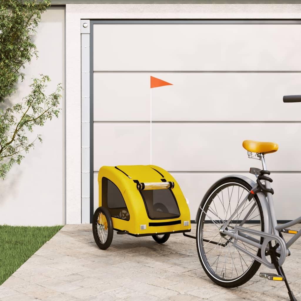 Pet Bike Trailer Oxford Fabric And Iron