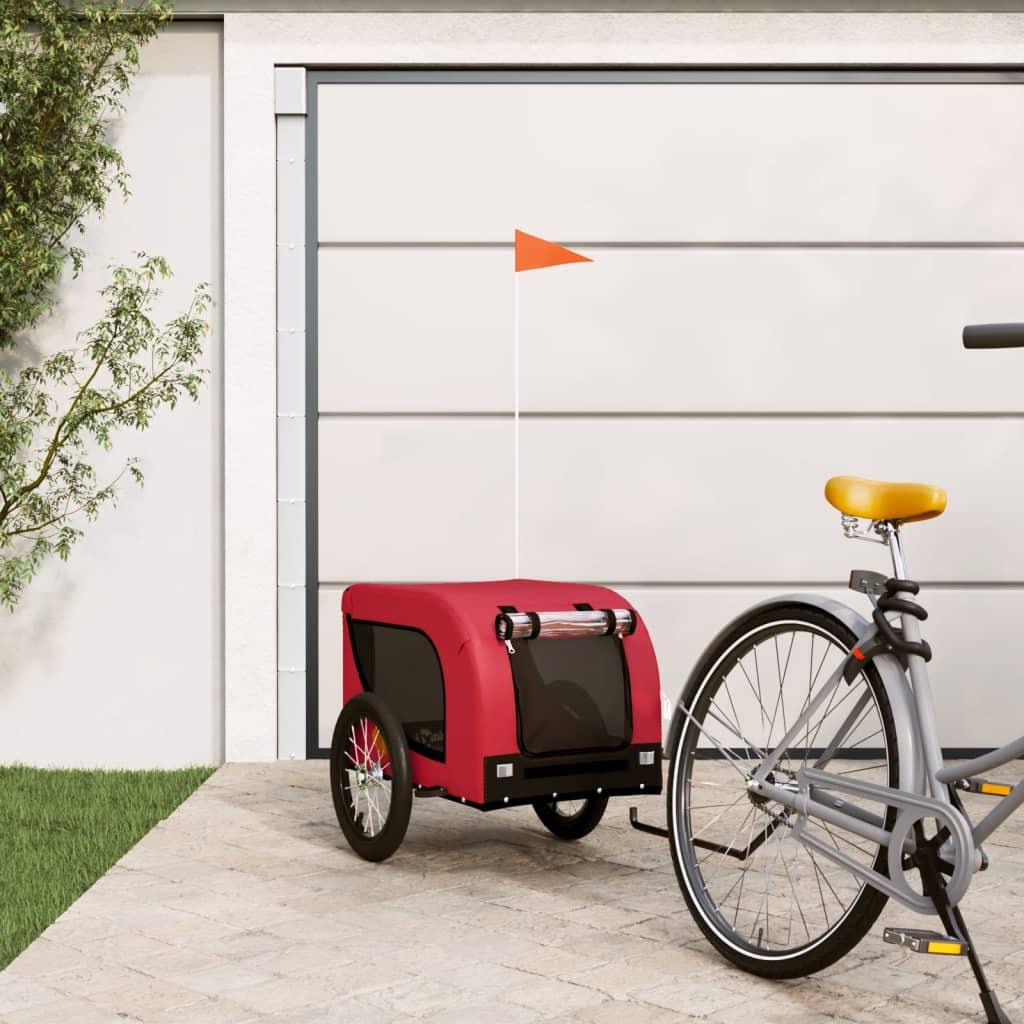 Pet Bike Trailer And Black Oxford Fabric And Iron