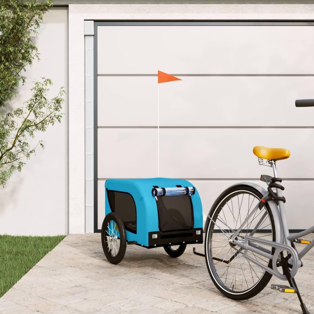 Pet Bike Trailer And Black Oxford Fabric And Iron