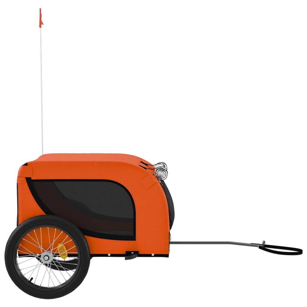 Pet Bike Trailer And Black Oxford Fabric And Iron