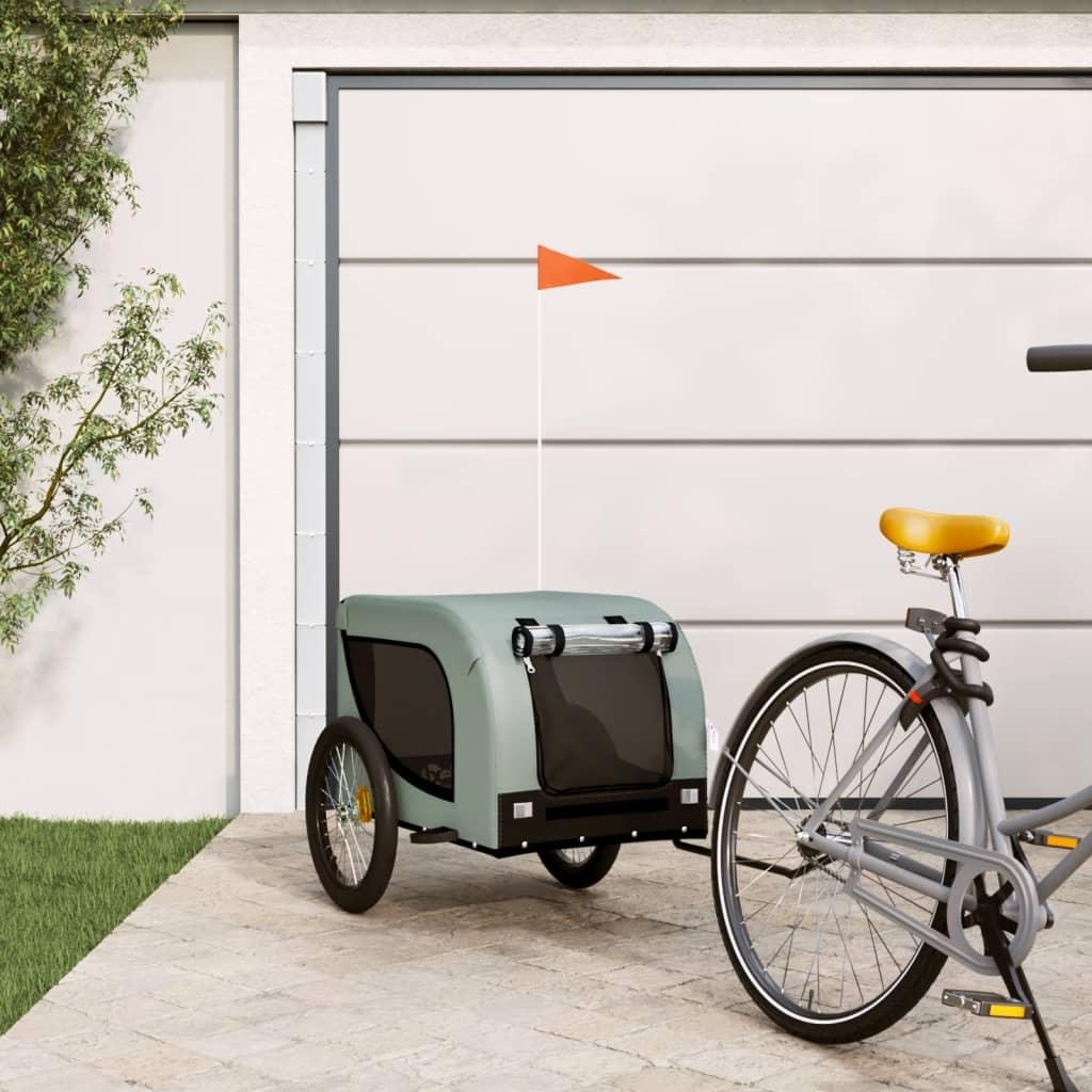 Pet Bike Trailer And Black Oxford Fabric And Iron