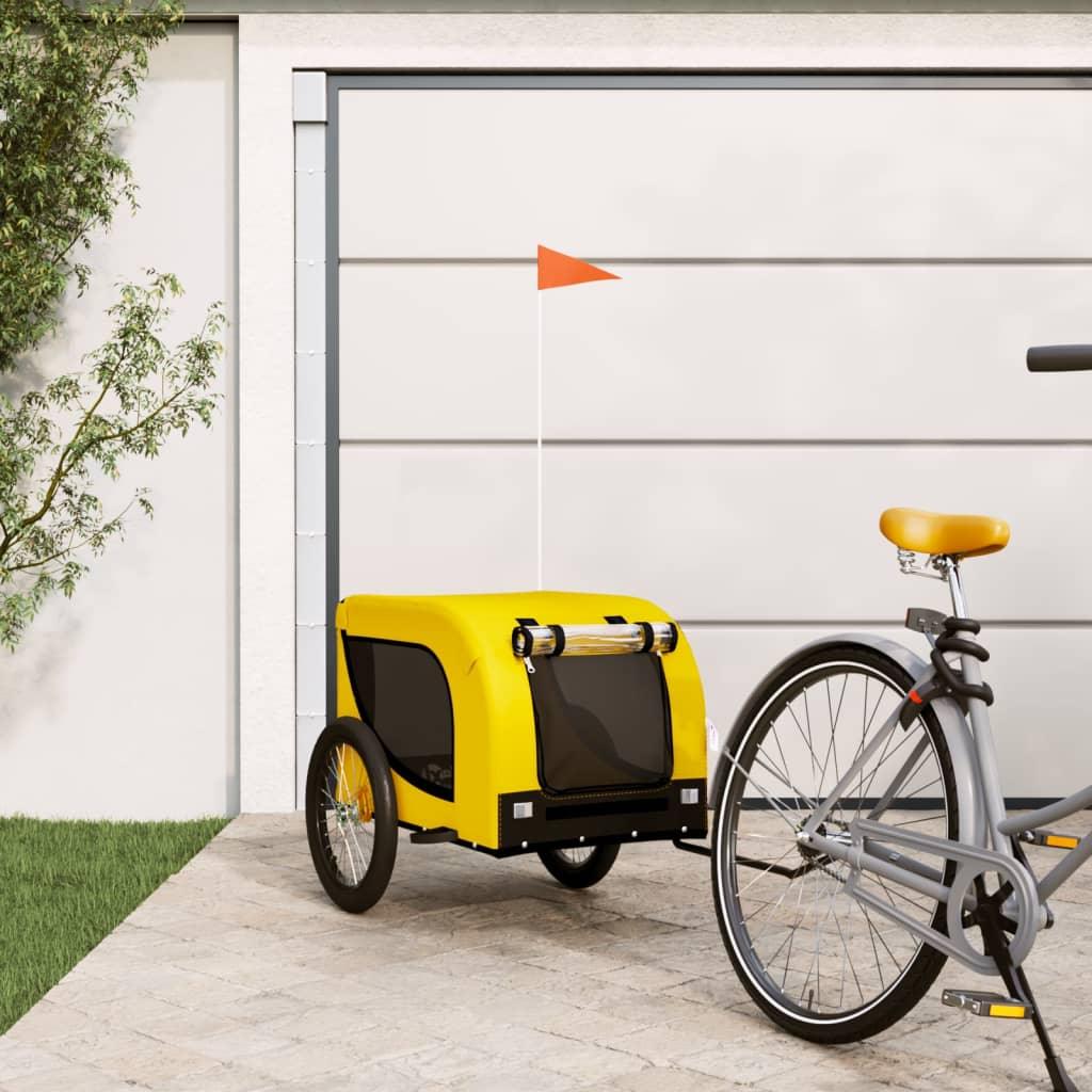 Pet Bike Trailer And Black Oxford Fabric And Iron