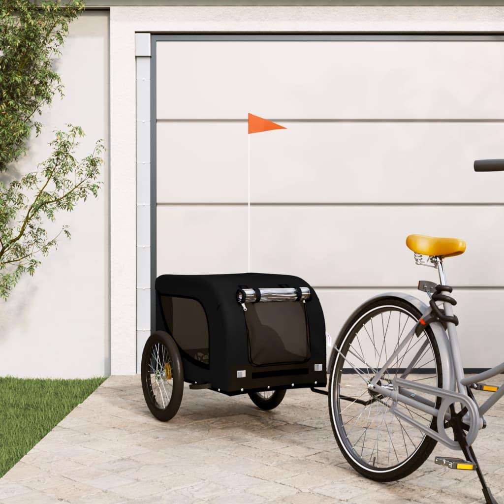 Pet Bike Trailer And Black Oxford Fabric And Iron