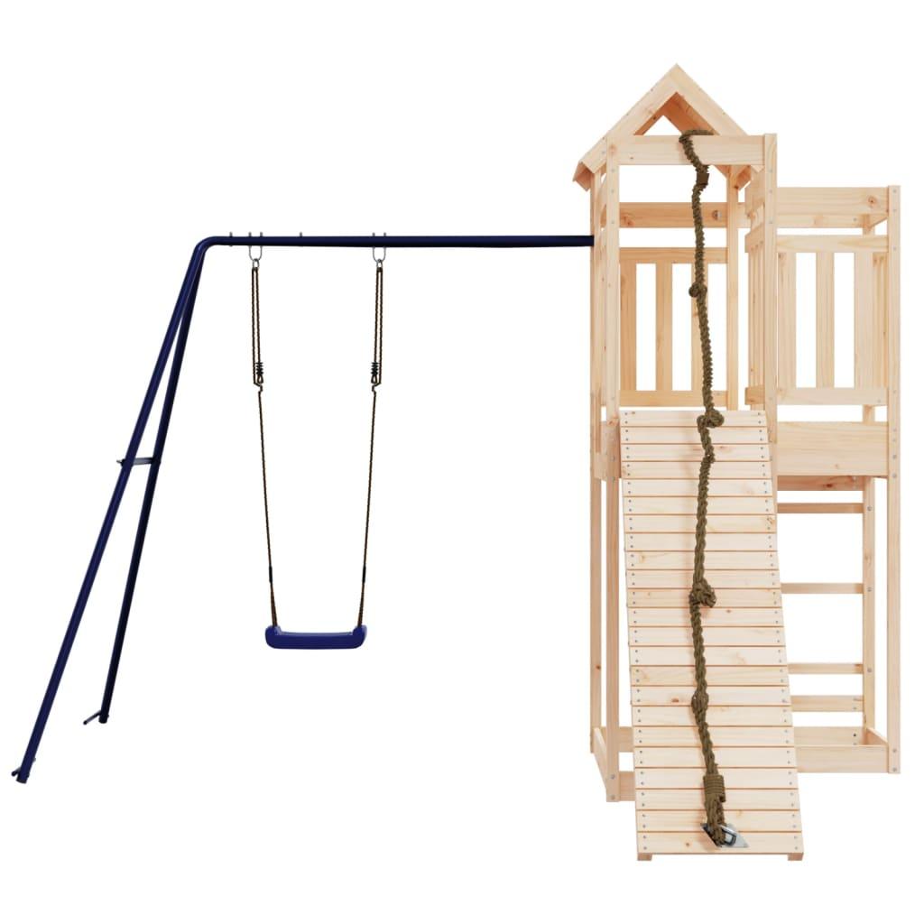 Outdoor Playset Solid Wood Pine