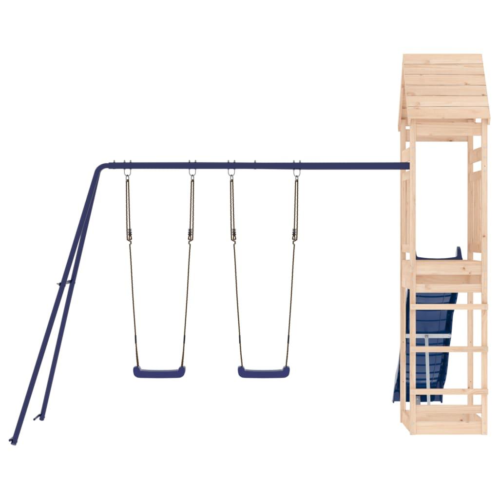 Outdoor Playset Solid Wood Pine