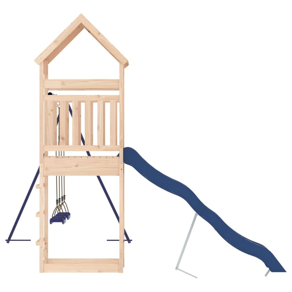 Outdoor Playset Solid Wood Pine