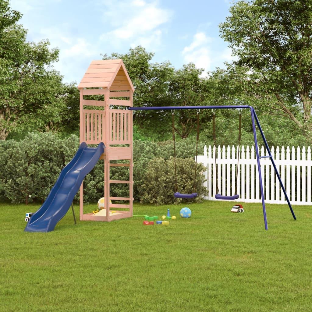 Outdoor Playset Solid Wood Pine