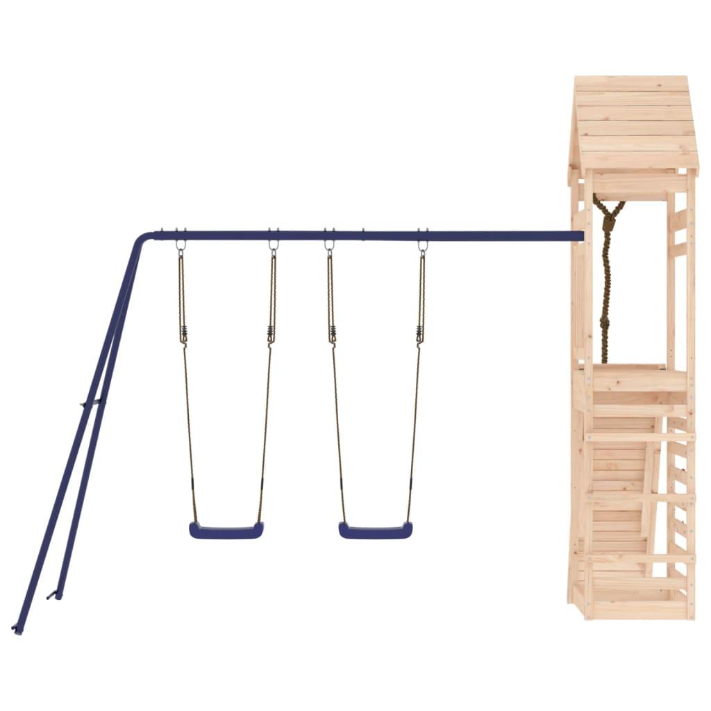 Outdoor Playset Solid Wood Pine