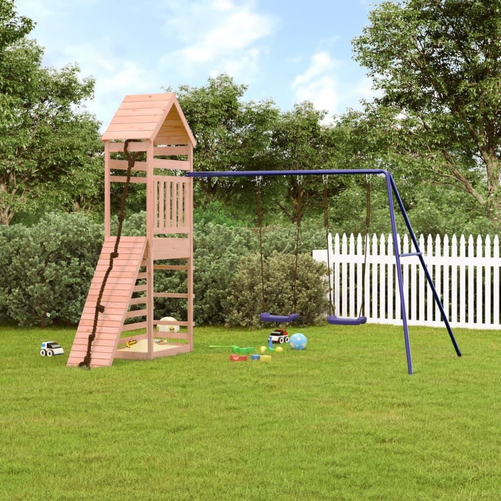 Outdoor Playset Solid Wood Pine