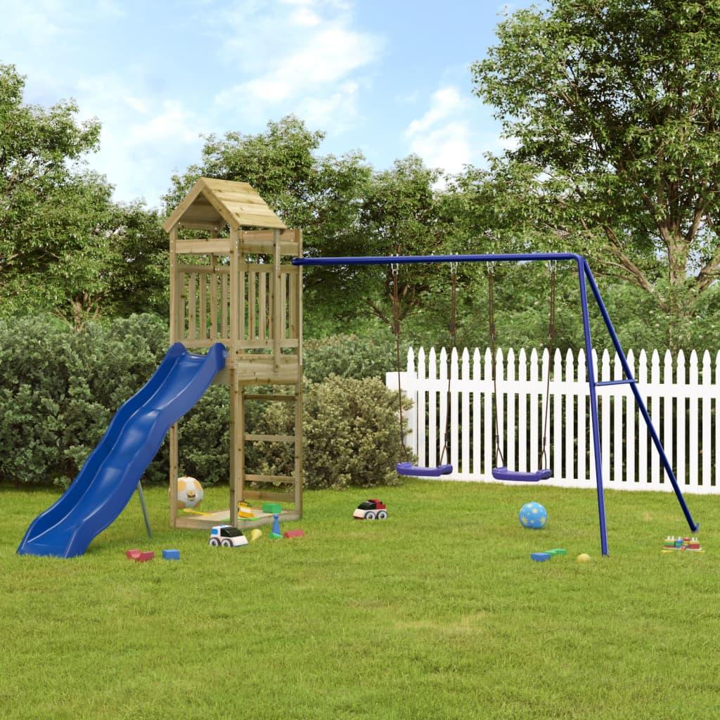 Outdoor Playset Solid Wood Pine