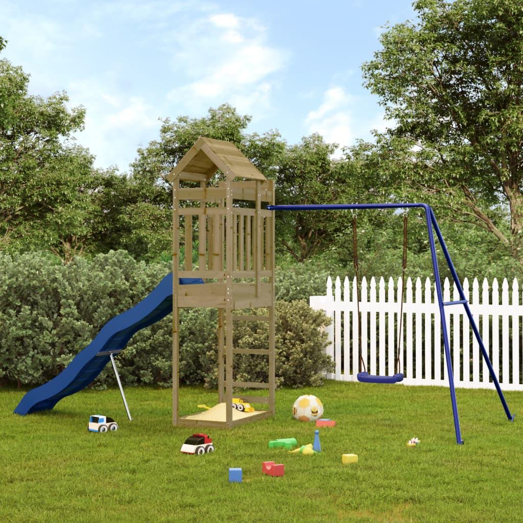 Outdoor Playset Solid Wood Pine