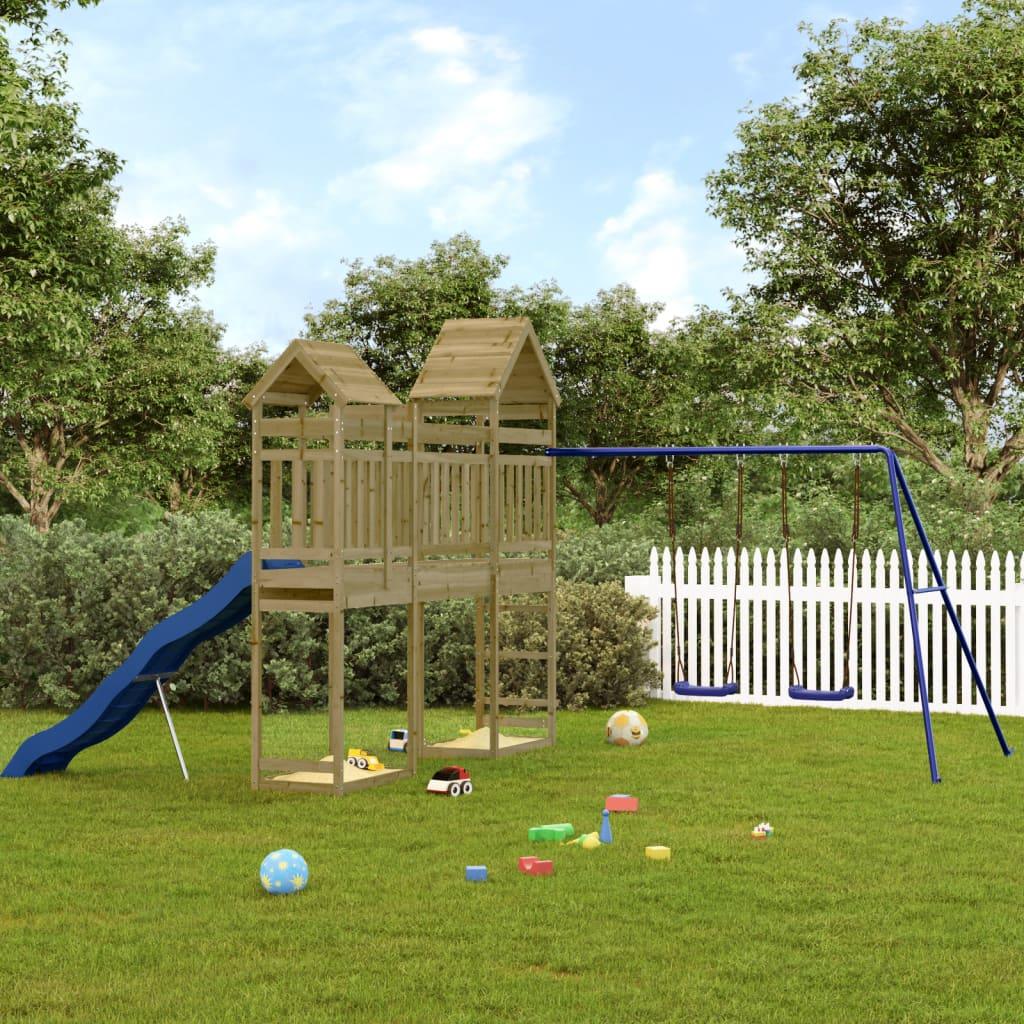 Outdoor Playset Solid Wood Douglas