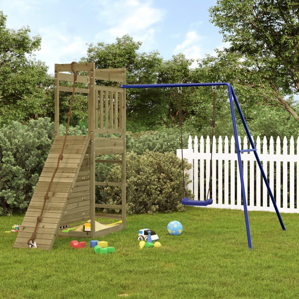 Outdoor Playset Solid Wood Pine