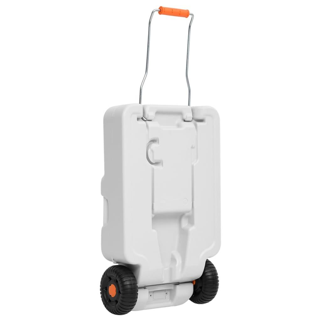 Wheeled Water Tank For Camping 30 L Grey