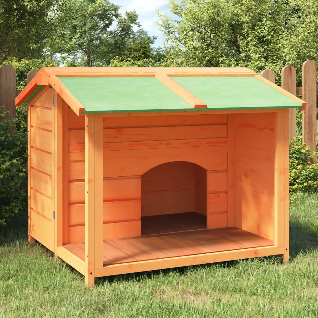 Dog Kennel 96X87X80.5 Cm Solid Wood Pine