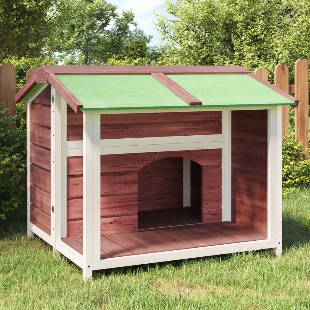 Dog Kennel 96X87X80.5 Cm Solid Wood Pine