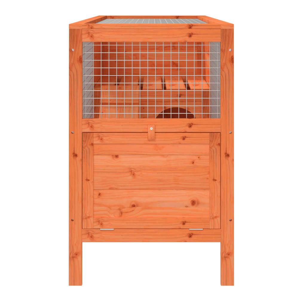 Rabbit Hutch 103X44X69.5 Cm Solid Wood Pine