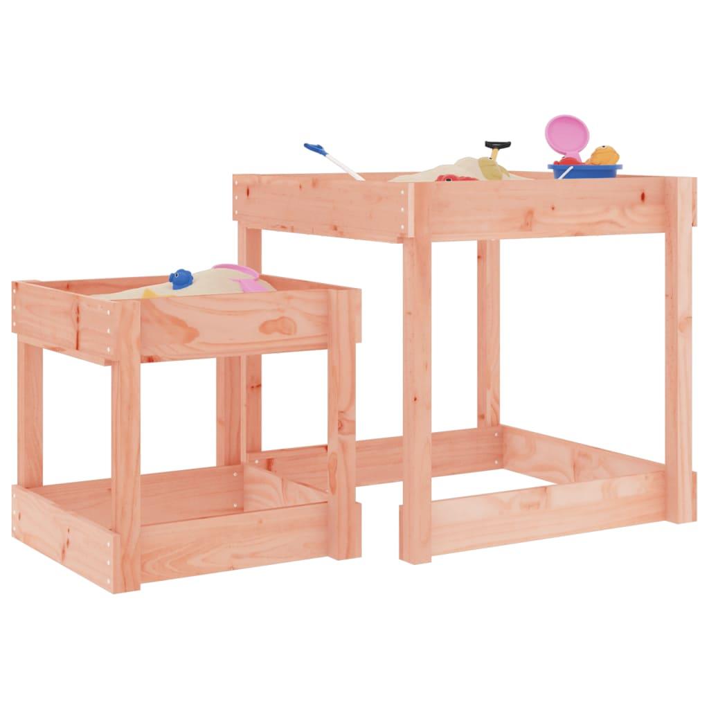 Sand Tables 2 Pcs Solid Wood Pine