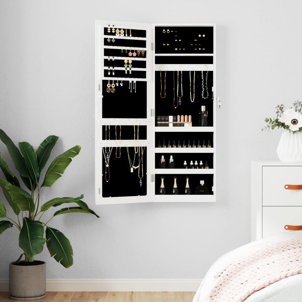 Mirror Jewellery Cabinet Wall Mounted