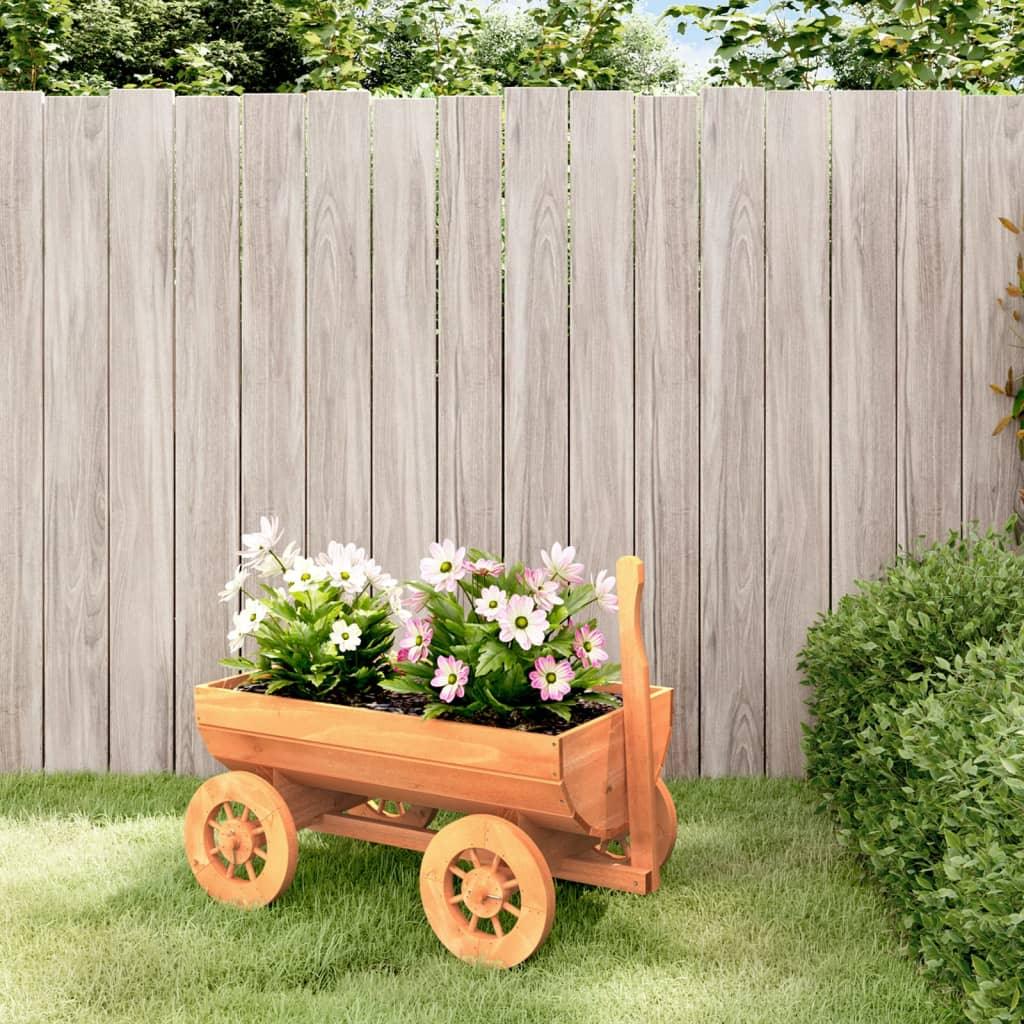 Decorative Wagon 70X43X54 Cm Solid Wood Fir