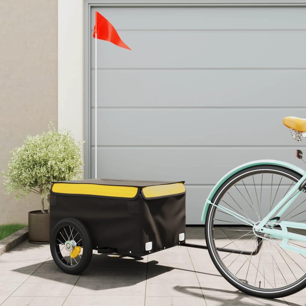 Bike Trailer Black And 45 Kg Iron