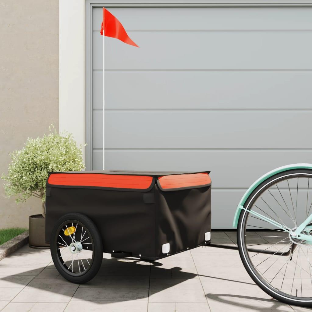 Bike Trailer Black And 45 Kg Iron