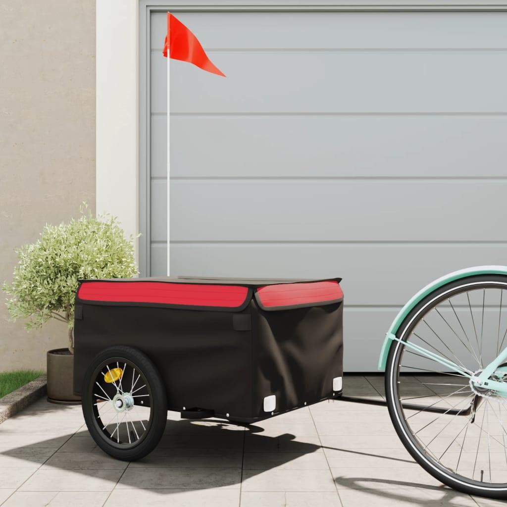 Bike Trailer Black And 45 Kg Iron