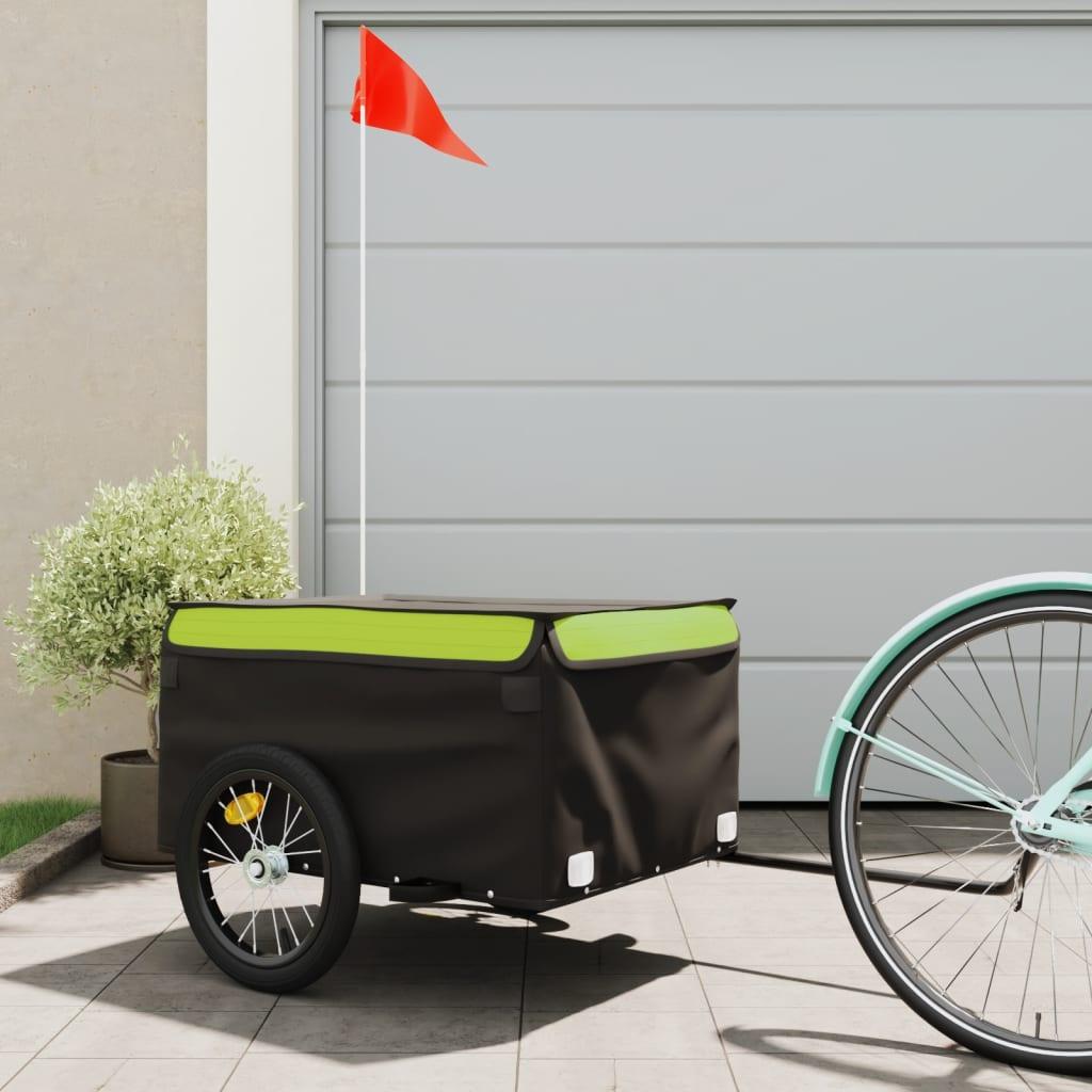 Bike Trailer Black And 45 Kg Iron