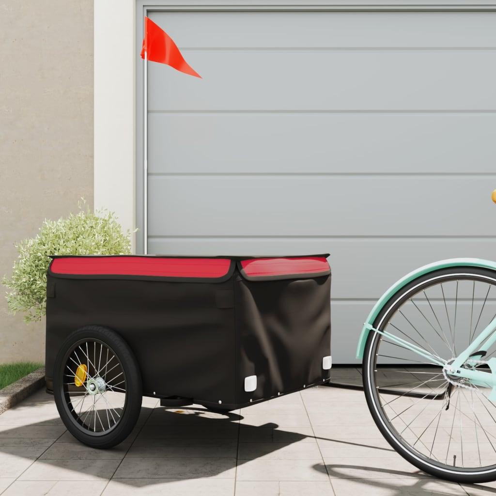 Bike Trailer Black And 45 Kg Iron