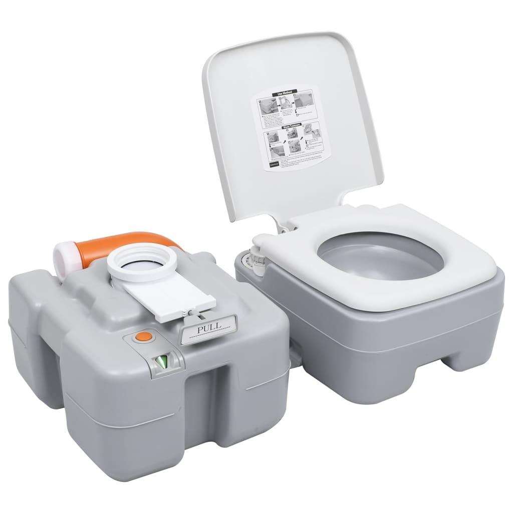 Portable Camping Toilet And Water Tank Set