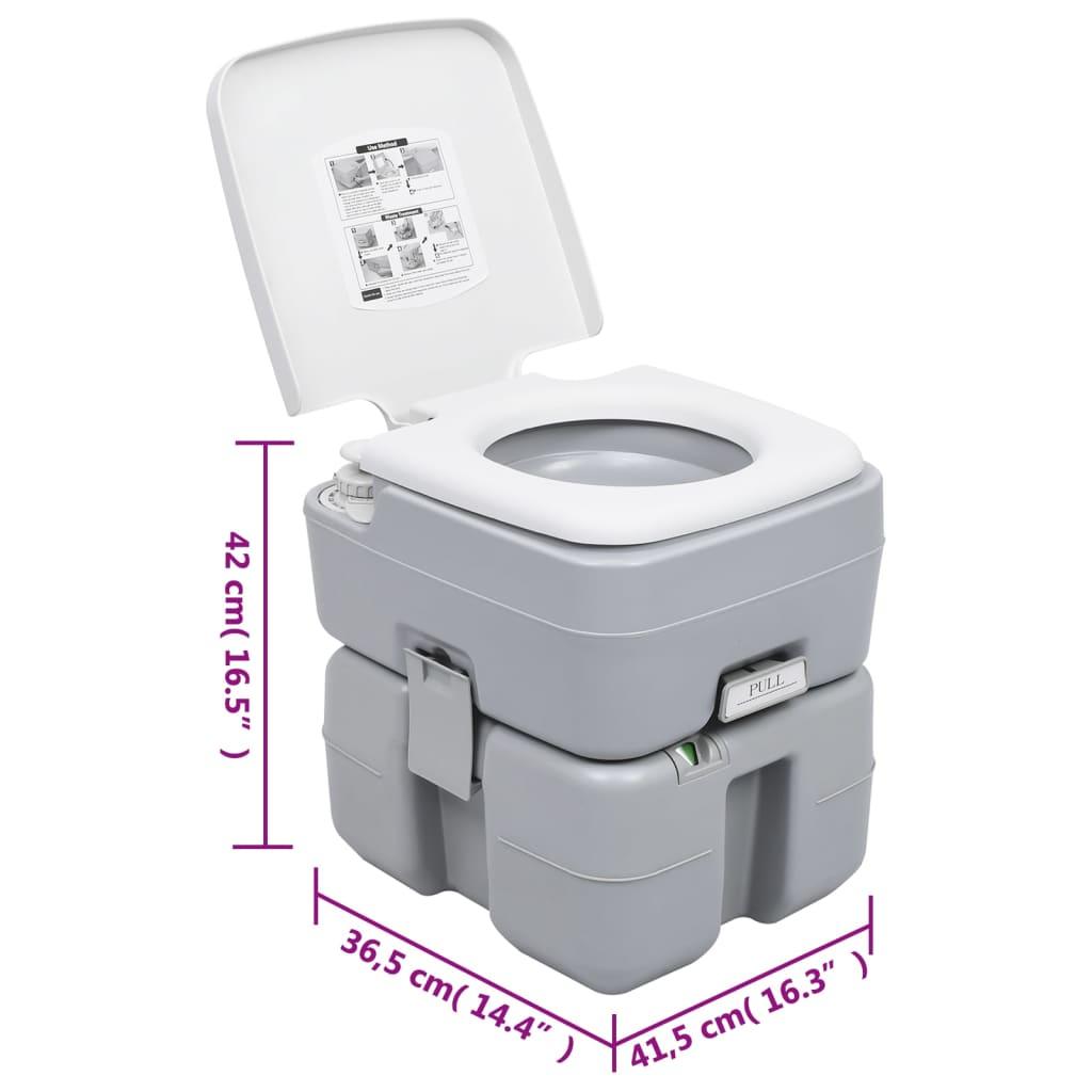 Portable Camping Toilet And Water Tank Set