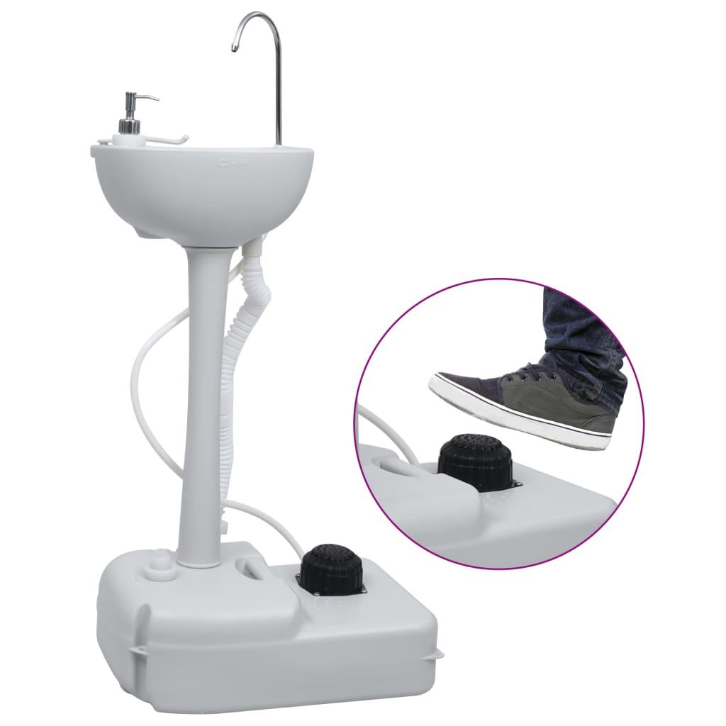 Portable Camping Handwash Stand And Water Tank Set