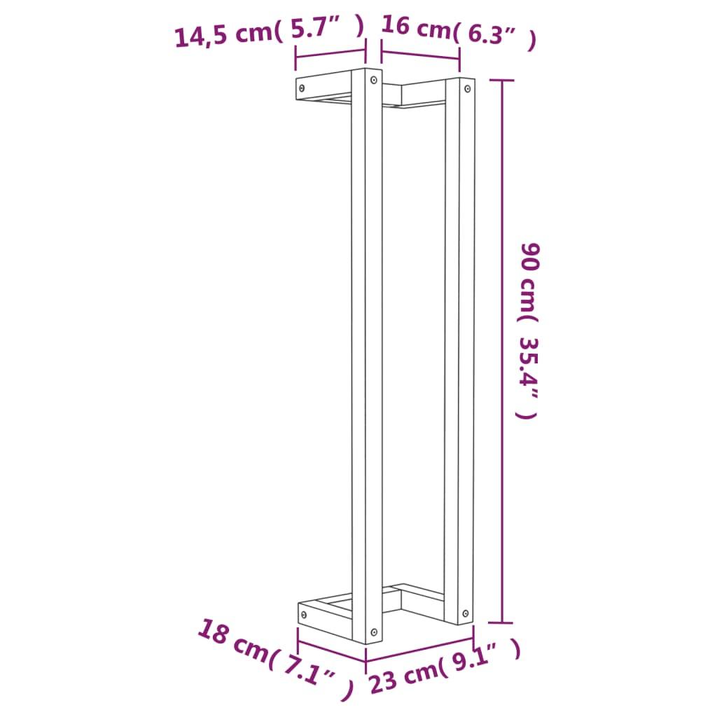 Towel Rack Solid Wood Pine