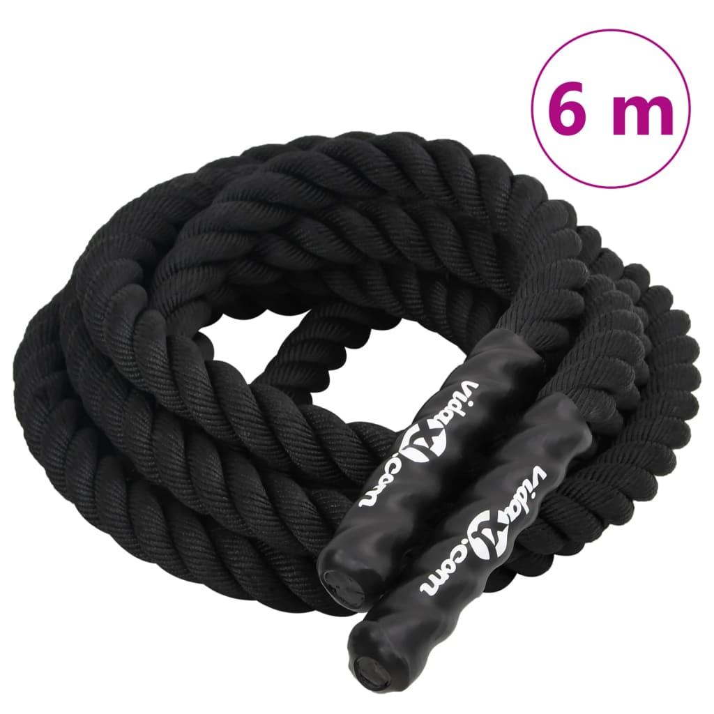 Battle Rope Black 11 Kg Polyester