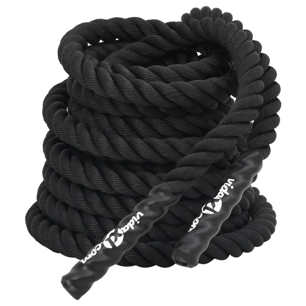 Battle Rope Black 11 Kg Polyester