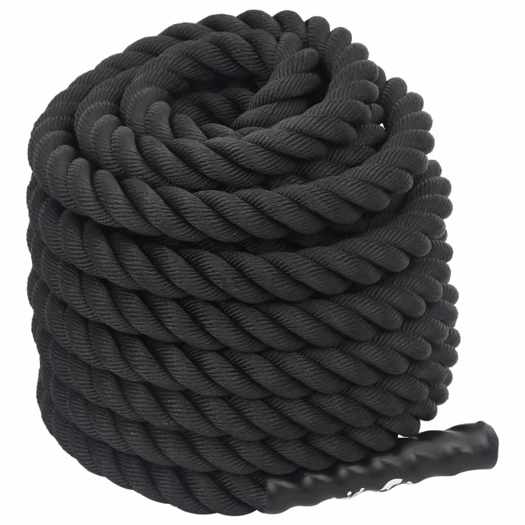 Battle Rope Black 11 Kg Polyester