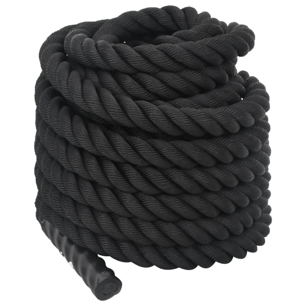 Battle Rope Black 11 Kg Polyester