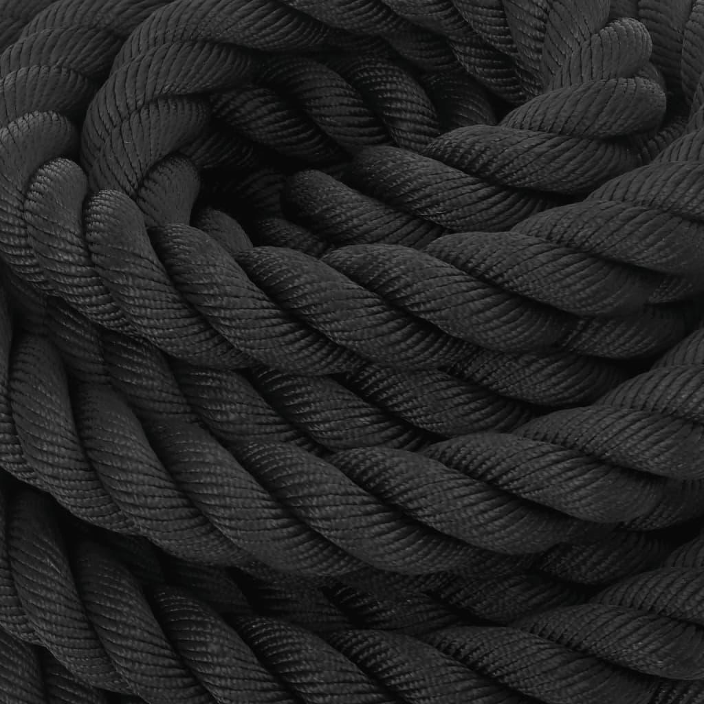 Battle Rope Black 11 Kg Polyester