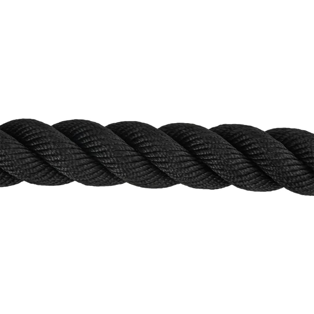 Battle Rope Black 11 Kg Polyester