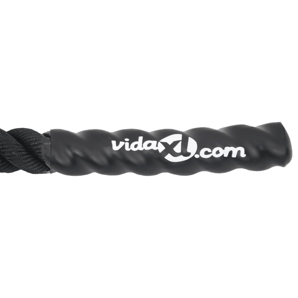 Battle Rope Black 11 Kg Polyester